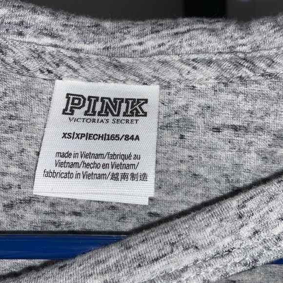 Like New VS PINK St. Patrick’s Day Shamrock Bling Shirt - Picture 4 of 9